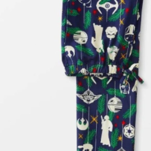 Holiday Pajamas - Hanna Andersson  Adult Star Wars Holiday  Flannel Pant  XXL - Picture 3 of 3